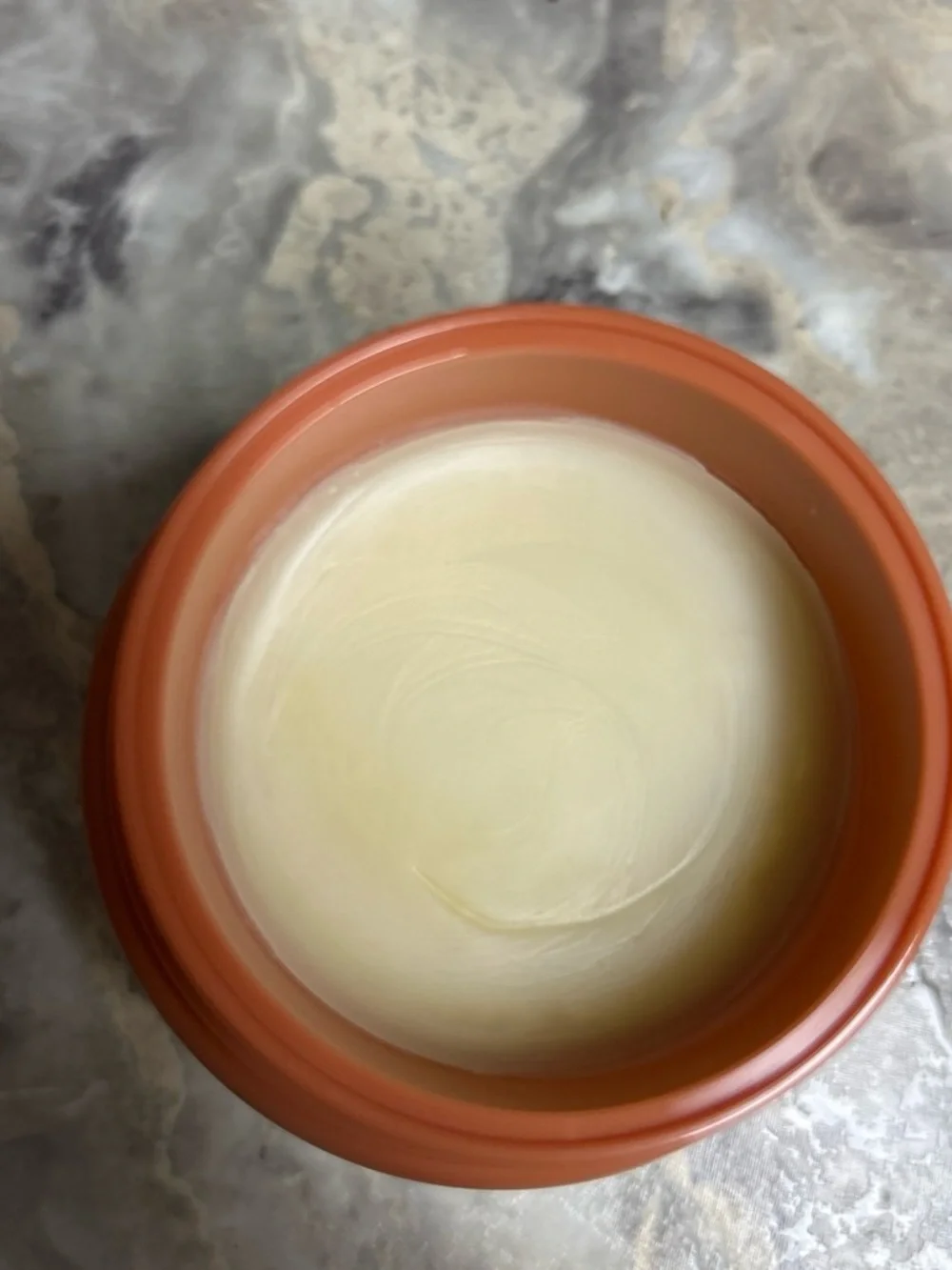 purlisse Pumpkin Chai Latte Cleansing Balm — coral orange